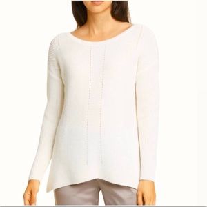 Eileen Fisher Bateau Neck Merino Wool Sweater